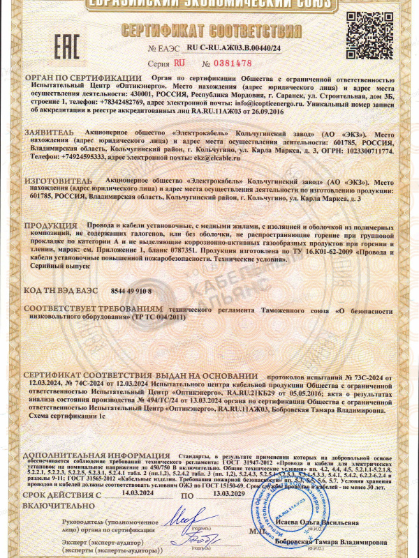 Провод ПуГПнг(А)-HF - купить, цены | ХКА